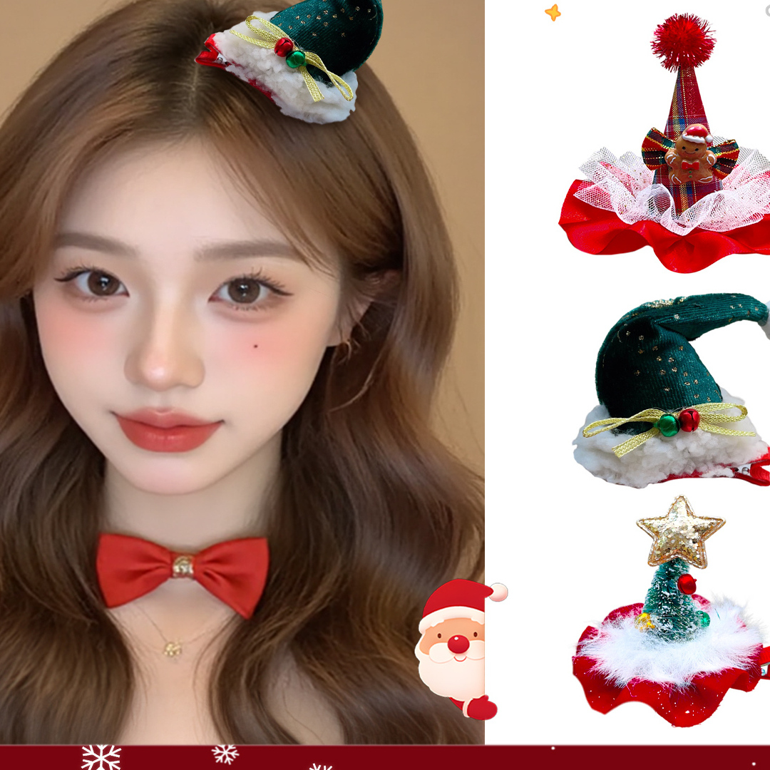 女生氛围感韩版秋冬时尚女孩发饰