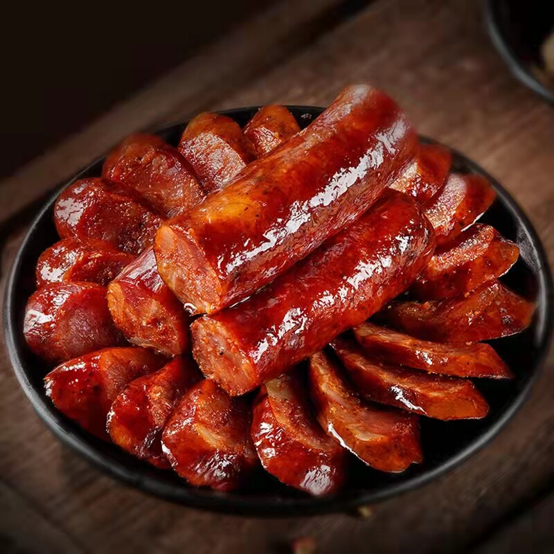 湘味麻辣香肠正宗湖南特产腊味农家自制烟熏咸味腊肠四川特产肉肠