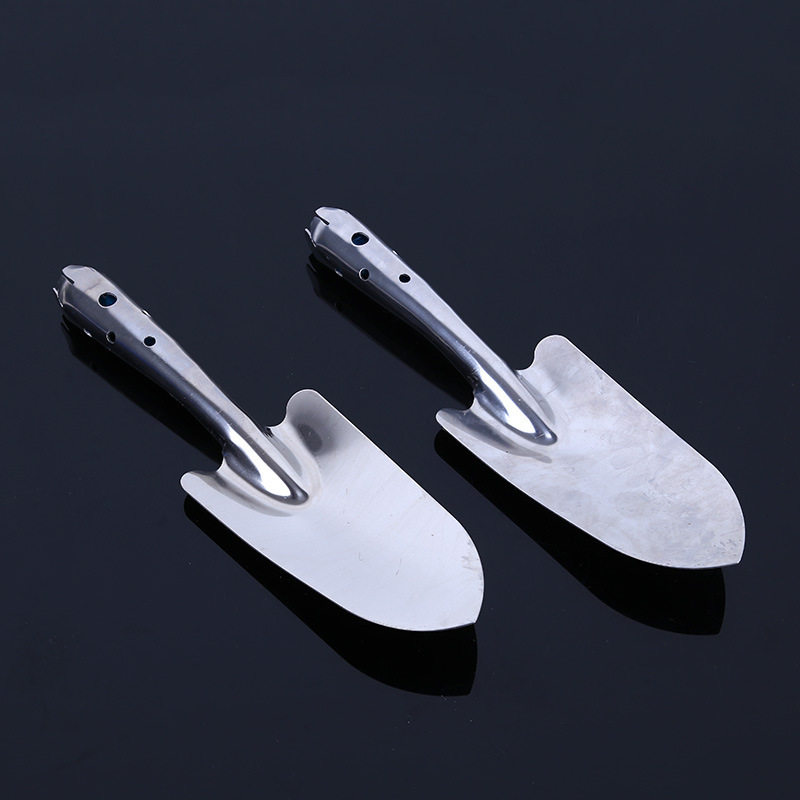 园艺不锈钢小铁铲小铲子花园阳台种花工具庭院草地种菜小铲子加厚