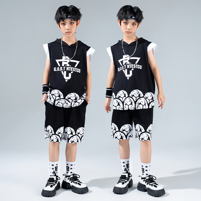 街舞演出服儿童嘻哈表演hip-hop