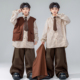 街舞儿童潮服嘻哈男童潮装 旦演出服 hiphop男孩炸街元 时尚 马甲套装