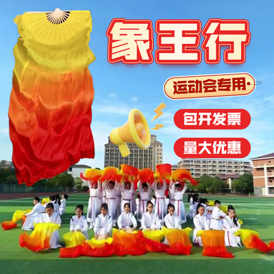 象王行霸气运动会开场专用火焰扇
