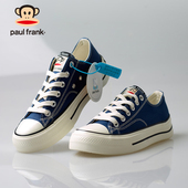 大嘴猴2025秋季 子 男女低帮休闲厚底增高帆布板鞋 新爆款 情侣小白鞋