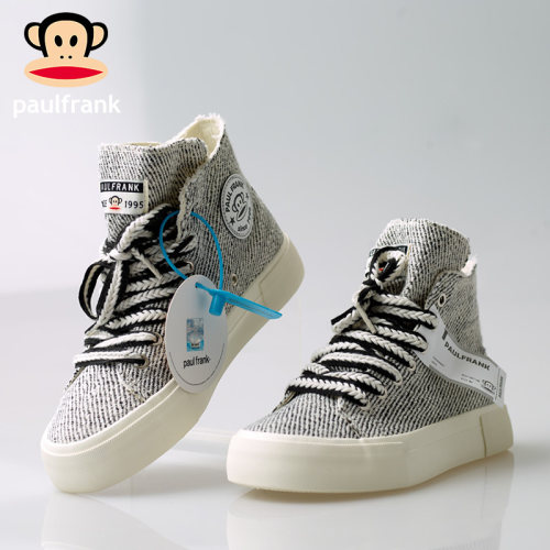 PaulFrank/大嘴猴高帮圆头板鞋