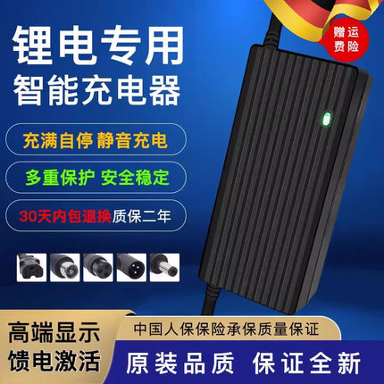 锂电池电动车充电器48V3A36V2A24V60V5A72V8A代驾折叠滑板车通用