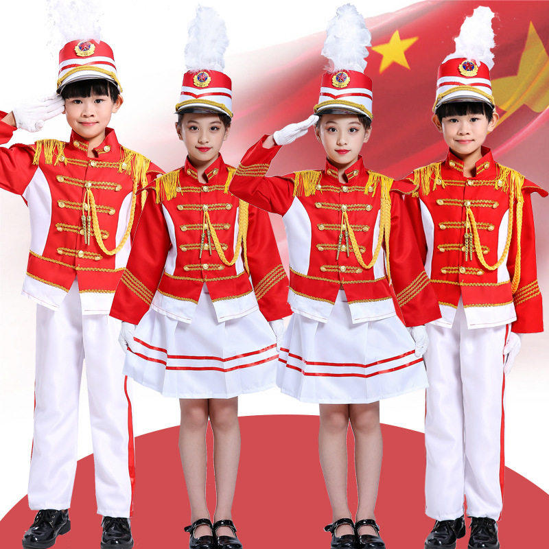 儿童鼓号队服装中小学生
