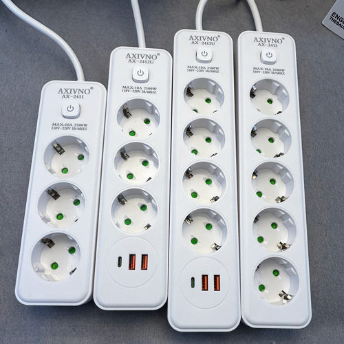 供应源头工厂欧标座智能快充电usb+type-c转换器
