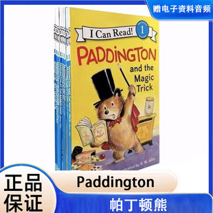 绘本 Read 英文原版 Paddington 进口原版 英文版 帕丁顿熊8册 英语书籍 Can 儿童英语分级读物 Level