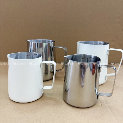 芯延不锈钢刻度尖嘴拉花杯
