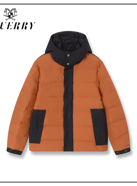 【潘文青专属】90鹅绒-EQ男装商务休闲90鹅绒连帽羽绒服-Y522