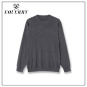 大愿专属 男装 长袖 休闲通勤山羊绒混纺蚕丝圆领毛衣 M509