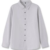 EQ16A59525 C363 商务休闲纯色POLO长袖 衬衫 晨曦专属 男装