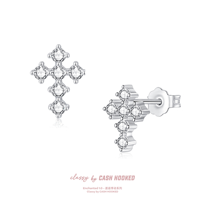 ClassybyCH 银饰 邂逅悸动系列 月下誓言耳钉 轻奢生日送礼