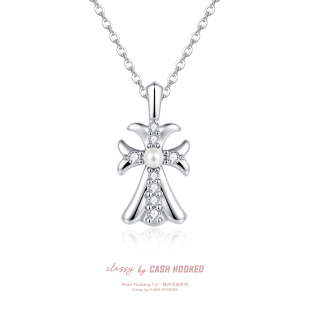 ClassybyCH 银饰 珠汐浮游系列 珠影·PerleOmbre 十字架吊坠