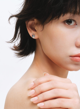 ClassybyCH 银饰 珠汐浮游系列 心锁·CoeurLock 耳钉 轻奢送礼