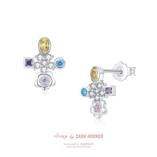 ClassybyCH 银饰 邂逅悸动系列 雨后花簇耳钉 轻奢生日送礼