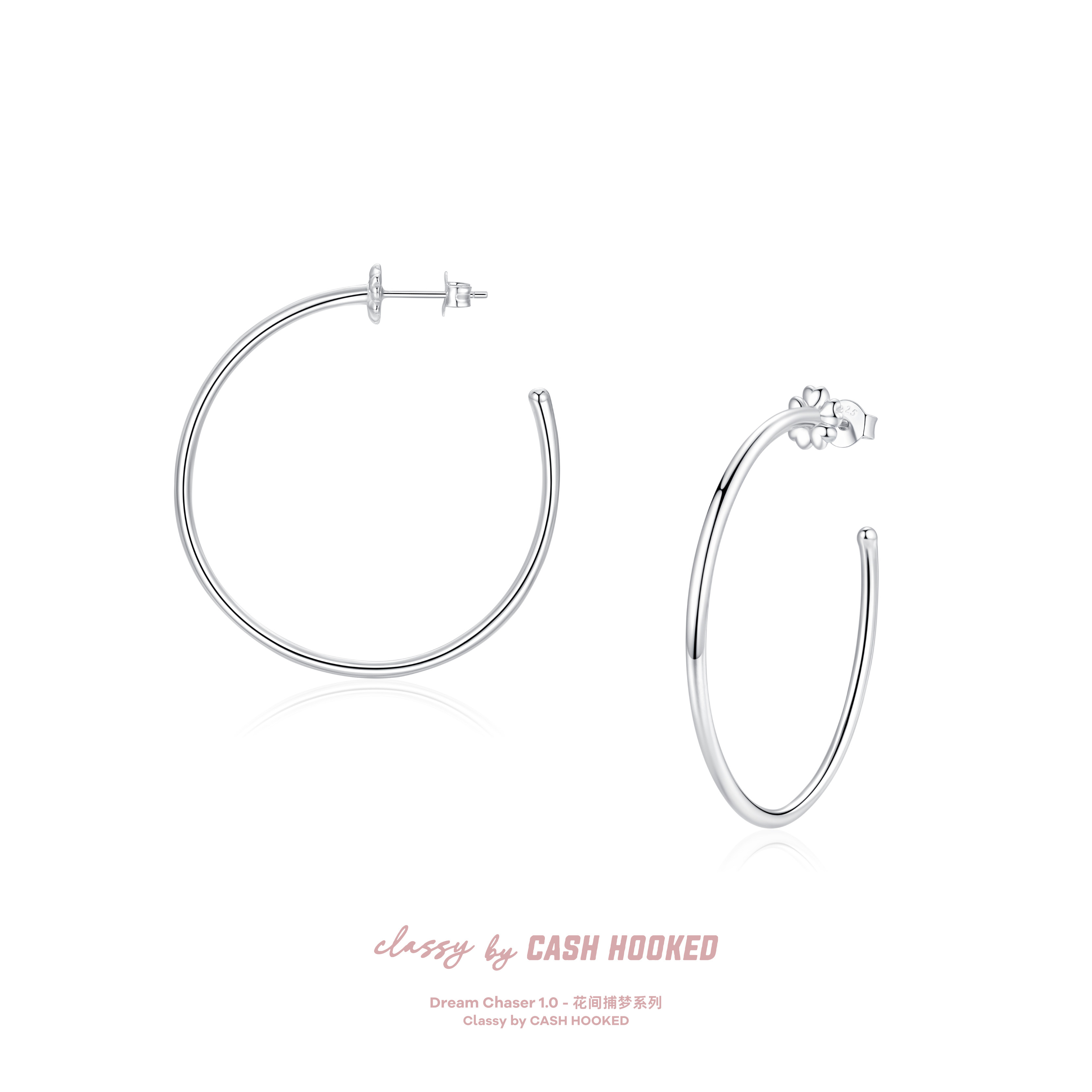 ClassybyCH 银饰 花间捕梦系列 星光花影耳环 轻奢生日送礼,饰品/流行首饰/时尚饰品新,耳钉,淘宝优惠券,粉丝福利购,淘宝优惠卷