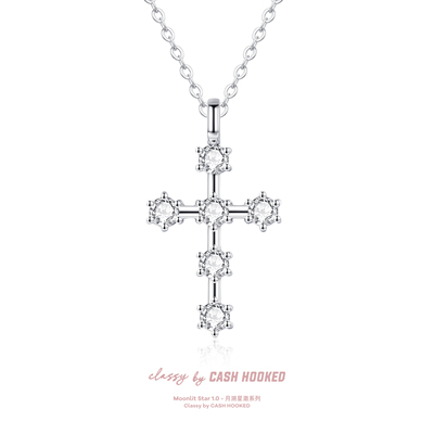 ClassybyCH 银饰 月溯星澈系列 净域·ClairDoux 十字架吊坠