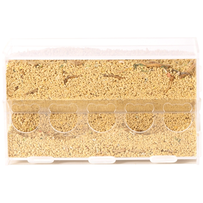 芦丁鸡透明撞针饮水器防刨喂食器