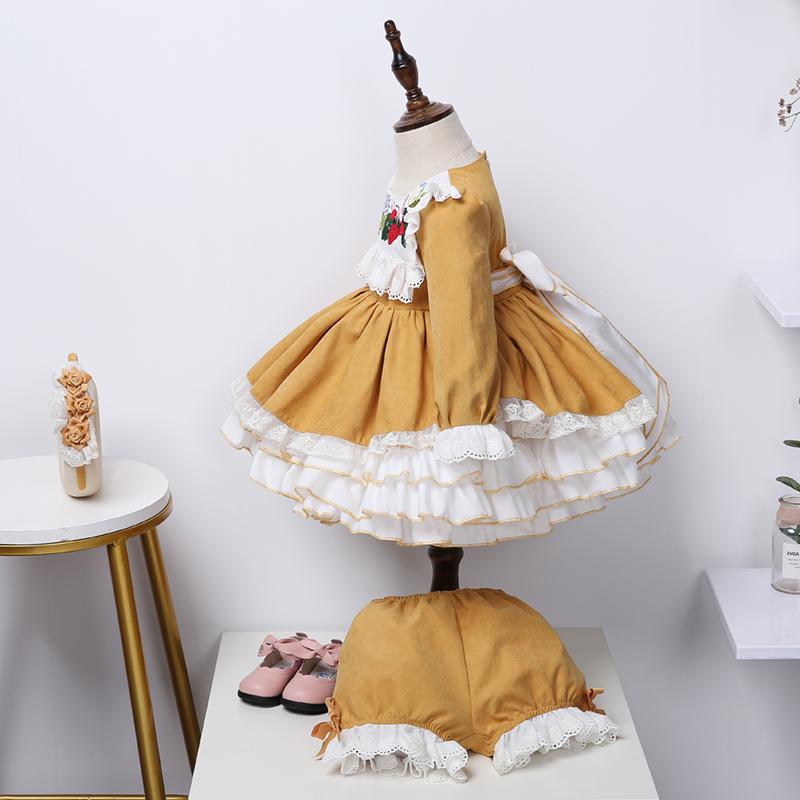 Japanese mg childrens princess dress girl Lolita Dress Baby Lolita autumn winter suit skirt