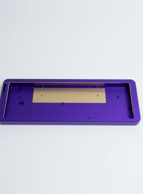 RT60外壳客制化机械键盘铝壳高光GH60适配wooting,raaka,hm66