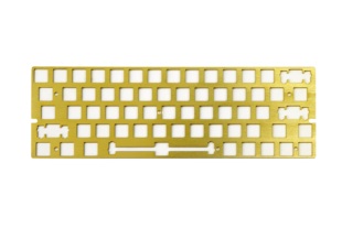 客制化机械键盘 铜铝合金PCPOM定位板 支持GH60 60%左移64