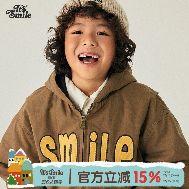 Itssmile复古酵洗棉服