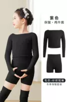 Удерживающий тепло комплект, черный свитер, шорты