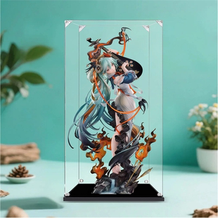 亚克力展示盒适用于乐高良笑社初音未来十面埋伏积木收纳盒防尘罩