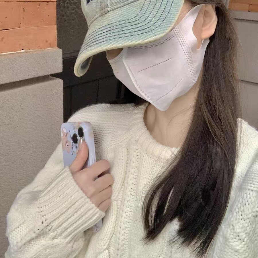 处处透露时尚感~圆领山羊绒衫女加厚毛衣短款宽松大麻花打底套衫