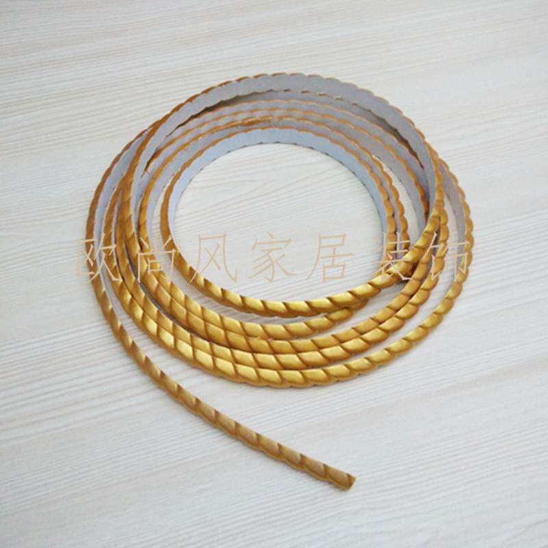 新式移橱柜装饰软线欧条pv麻花c具弯曲软造型边框家收口PU线条爆