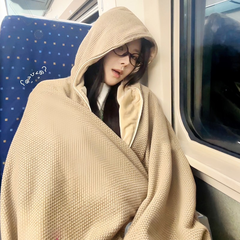 电热披肩暖身毯石墨烯户外露营发热盖毯办公室冬季保暖神器车载