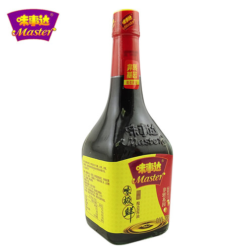 味事达酱油380ml玻璃瓶装生抽