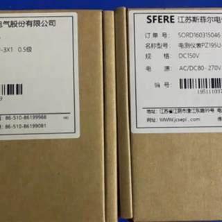 PZ195U-3X1电压表DC150V67X67 SFERE  订号SORD160315046