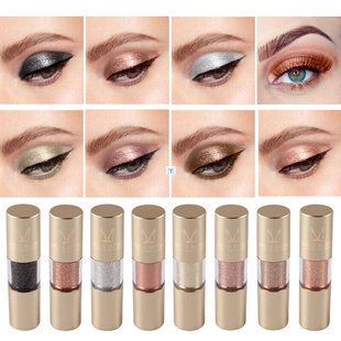 8 Colors Makeup Glitter Shining Eyeshadow Metal Li