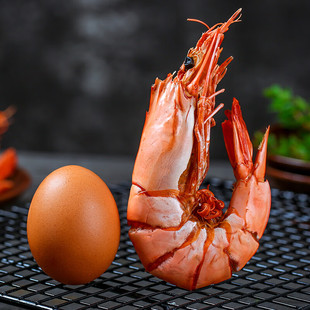 特优礼盒大】九节虾烤虾干烤竹节虾对虾干货温州舟山即食孕妇零食