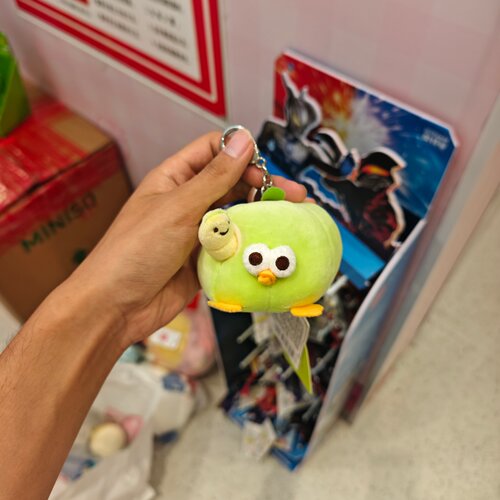 名创优品VEGIPET多巴胺蔬果系列墩墩鸡青苹果挂件MINISO