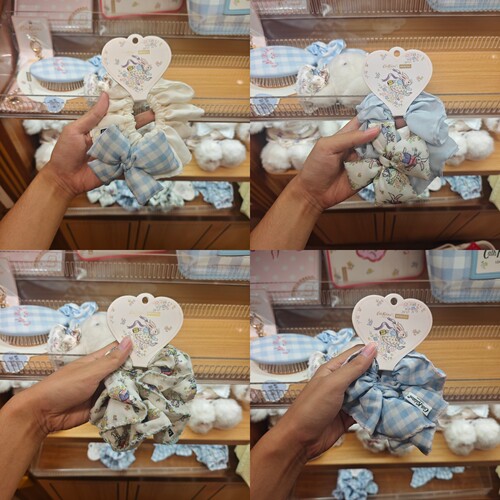 名创优品cath kidston花园工坊领结双层头扎发圈MINISO
