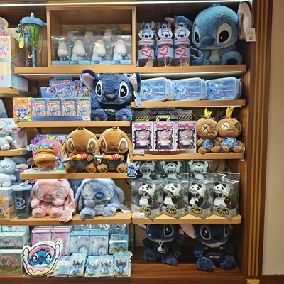 MINISO史迪奇小金公仔玩偶挂件卡套耳机包史迪仔水杯名创优品