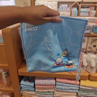 名创优品chiikawa系列夏日季擦手巾手帕吉伊乌萨奇小八MINISO