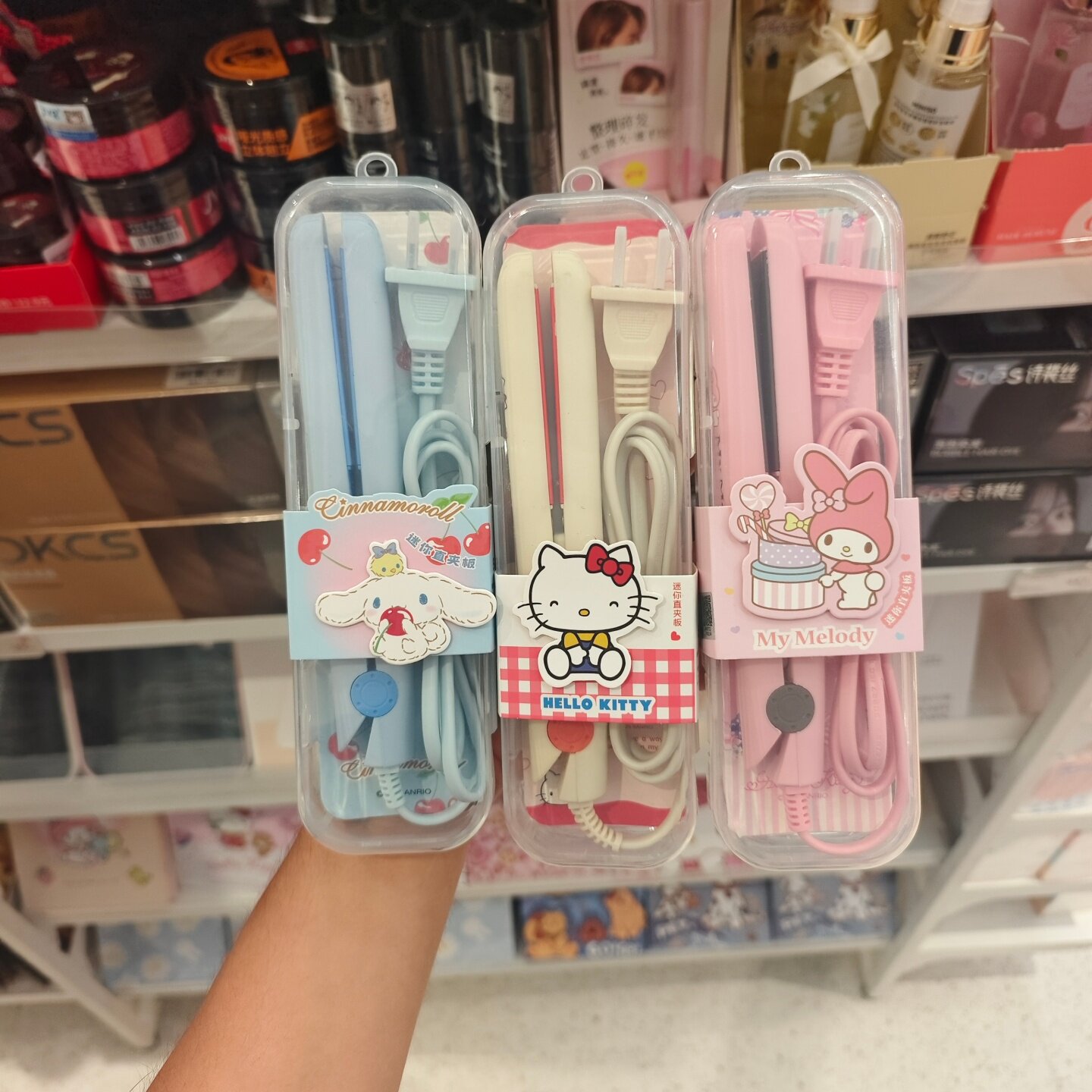 MINISO三丽鸥家族系列hellokitty美乐蒂玉桂狗迷你直夹板名创优品