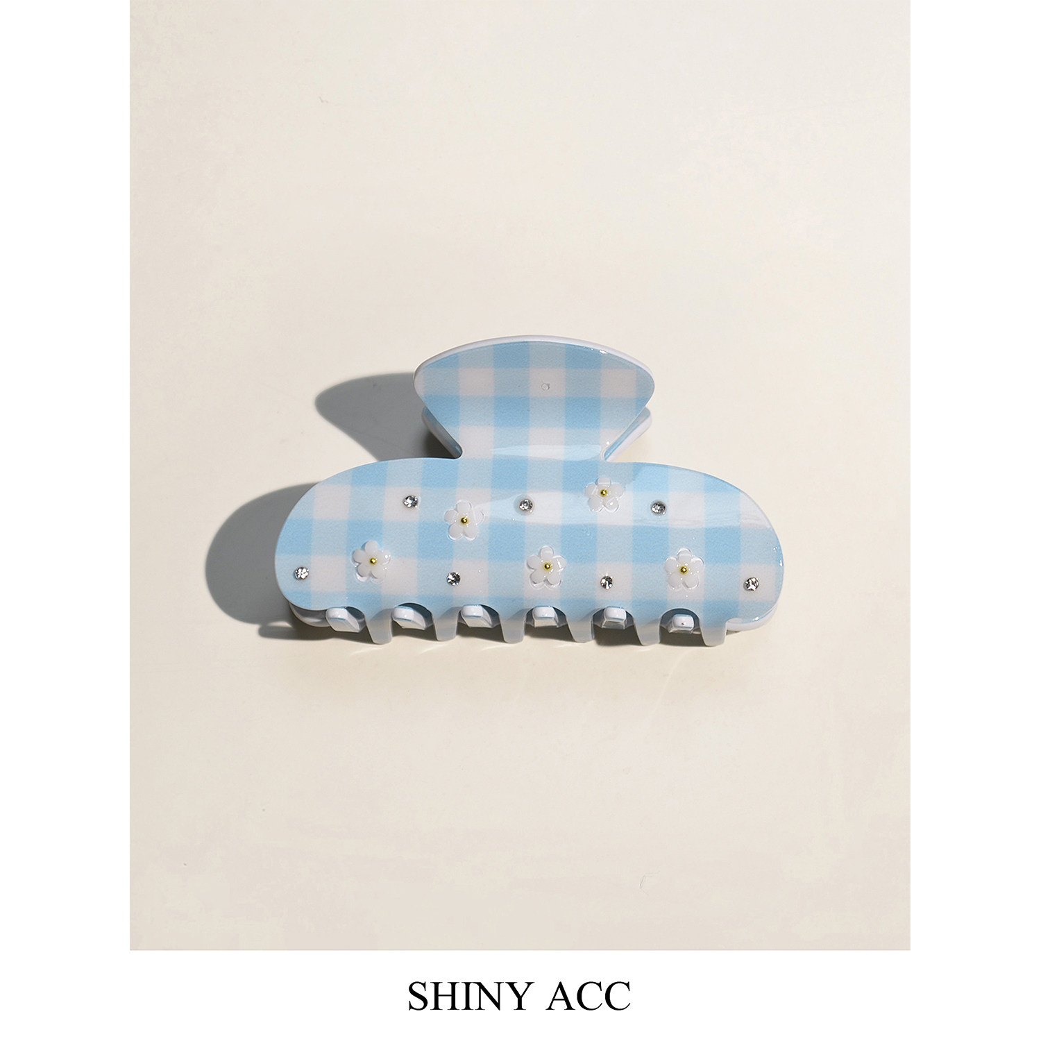 法式复古少女田园风醋酸抓夹