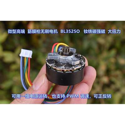 微型高端 筋膜枪无刷电机 BL3525O 大扭力 DC14.4 V 钕铁硼高强磁