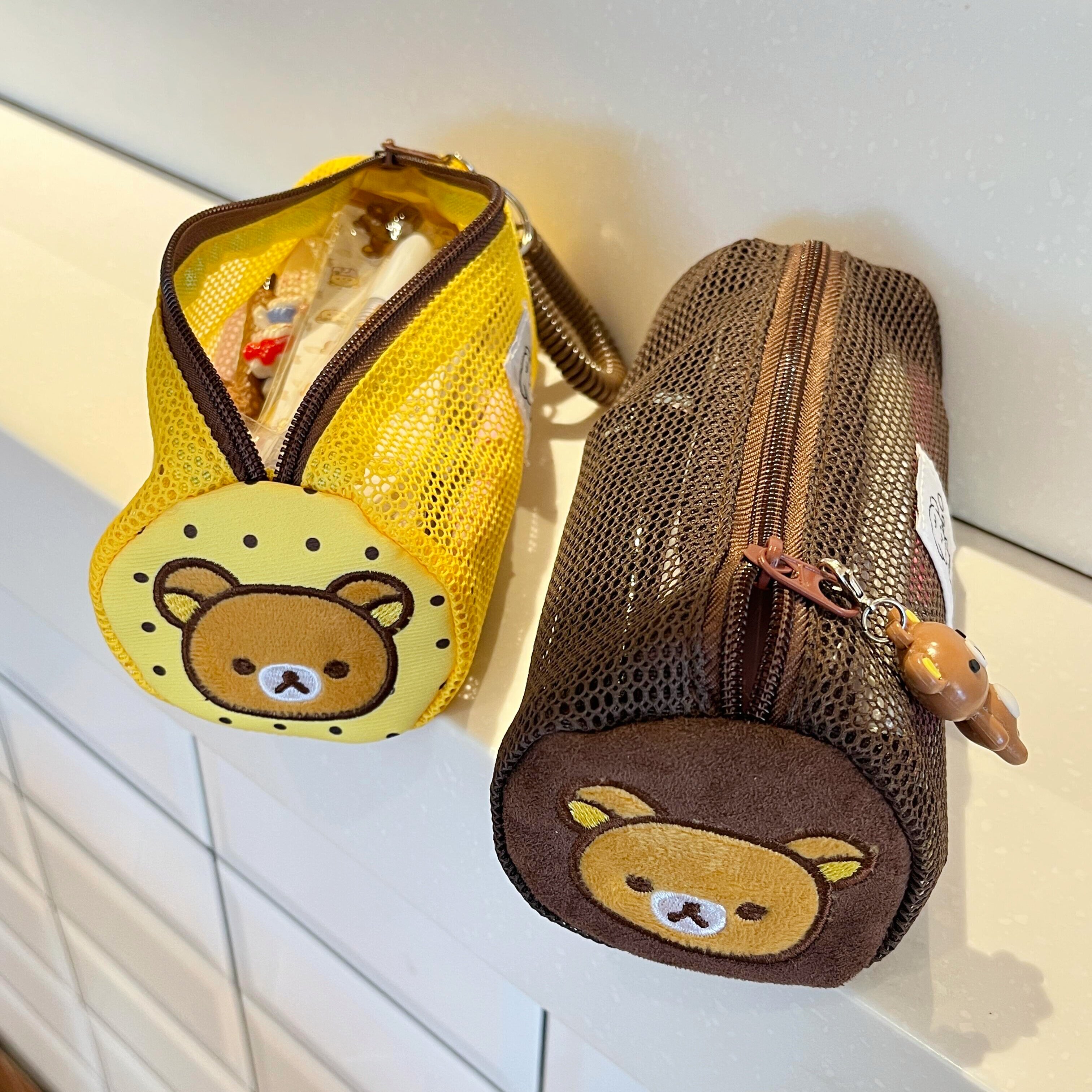 轻松熊笔袋文具盒高中初中生文具收纳袋铅笔盒便宜又好看的笔袋女