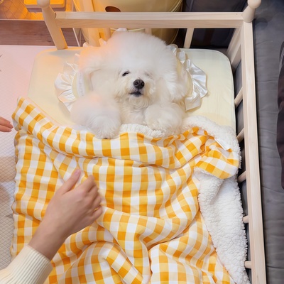 猫狗垫子猫垫狗垫子加厚保暖垫冬天趴趴垫毛绒垫子通用耐脏防污