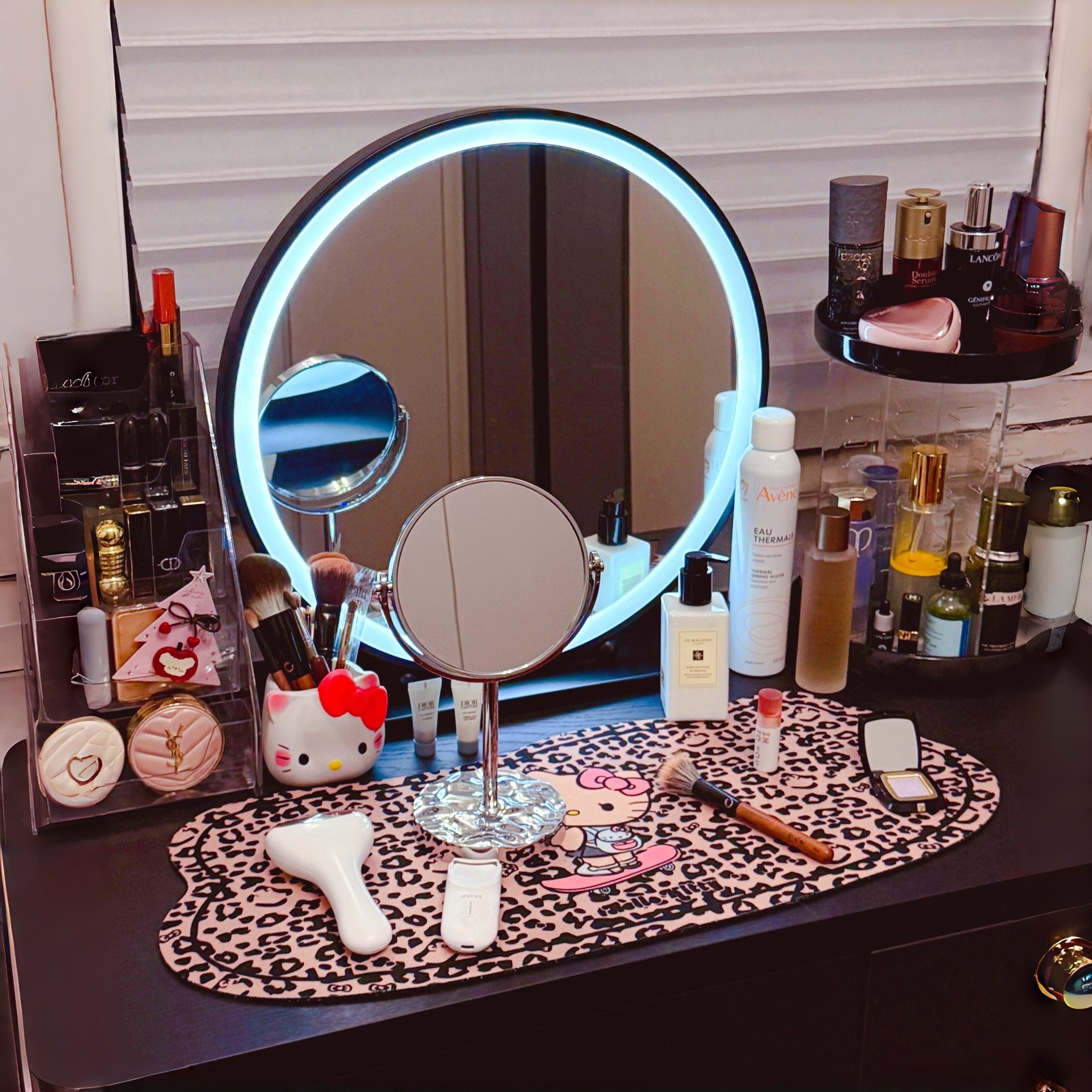 化妆桌装饰~卡通可爱桌垫桌面装饰耐脏防滑垫子办公桌梳妆台好物