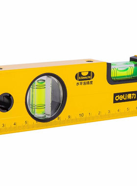 得力(deli)强磁多角度水平尺铝合金水平测量尺水平仪300mmDL29030