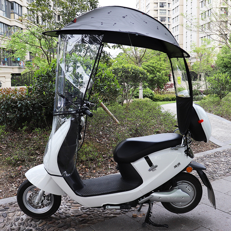雅迪爱玛电瓶车雨棚小型女式