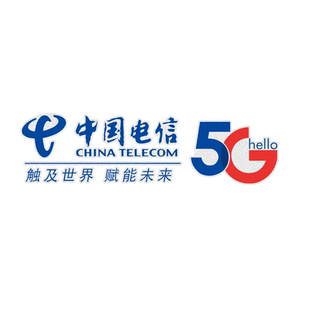 中国电信5G世界触手可及反光汽车贴纸车门车身贴划痕遮挡后玻璃贴