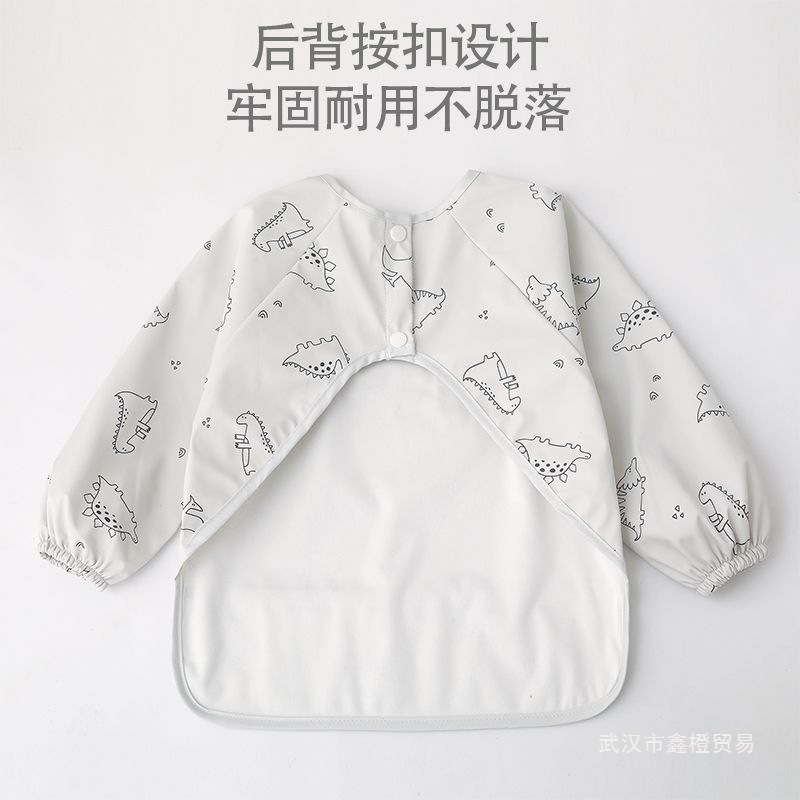 2026罩衣儿童防水防脏全身防水免洗围兜吃饭衣饭兜男女童幼儿园护